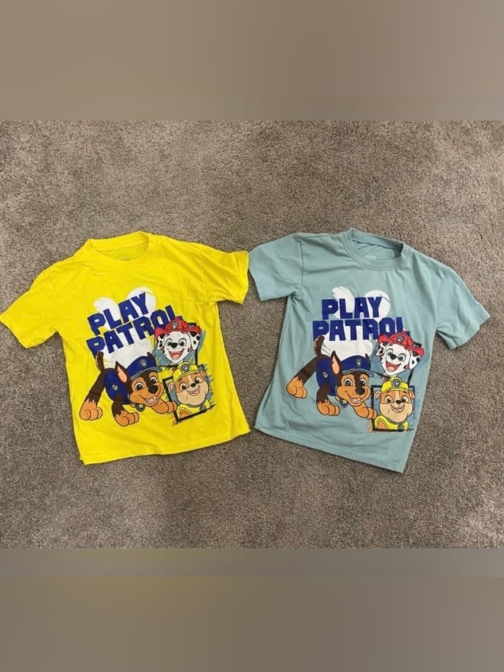 Boys Paw Patrol Play Patrol Shirts size 5/6
